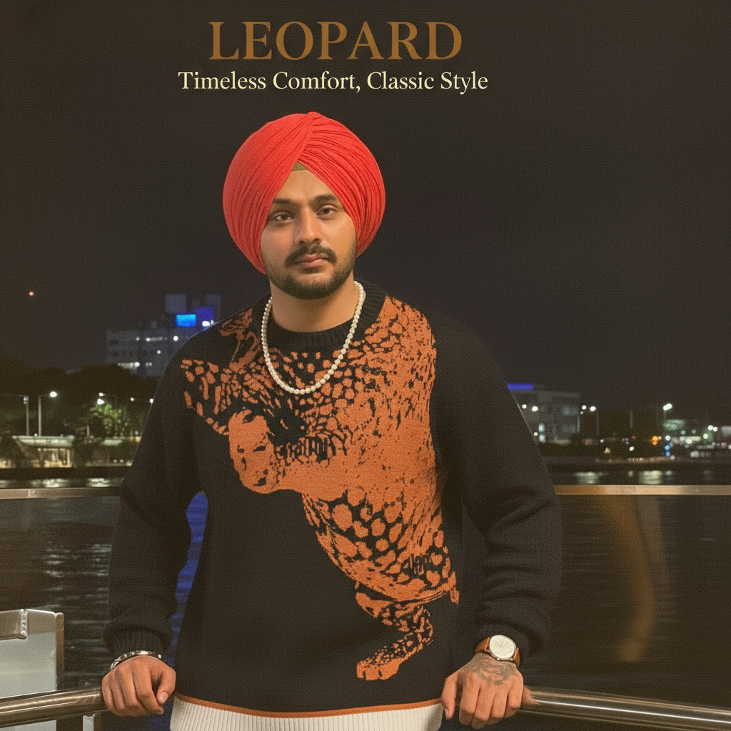 LEOPARD brand poster with correct eye positioning