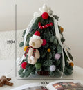 Christmas Atmosphere Decoration Desktop Small Fake Tree Cute Shape Ornaments