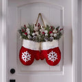 Christmas crutches, candies, lollipops, elderly people's gloves, hats, small ornaments, decorations, decorations, props