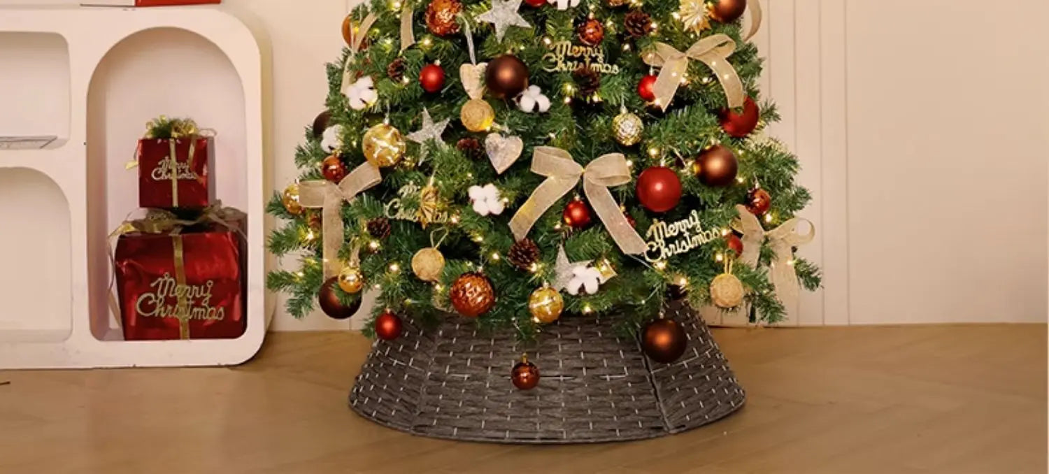 Christmas tree household large high-end Christmas decoration 2026 new living room DIY ornament scene layout