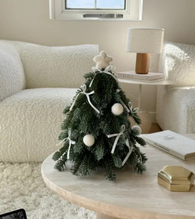 Christmas Atmosphere Decoration Desktop Small Fake Tree Cute Shape Ornaments